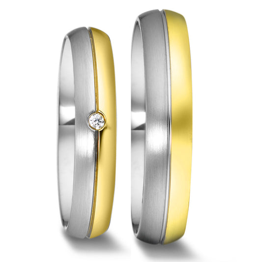 Produktbild: Weidner Trauringe/Eheringe Partnerringe, Trauringe,  Bicolor 62032