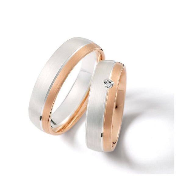 Produktbild: Weidner Trauringe/Eheringe Partnerringe, Trauringe, Bicolor 62143