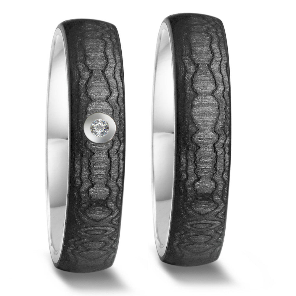 Produktbild: Weidner Trauringe/Eheringe Carbon Bicolor 62586