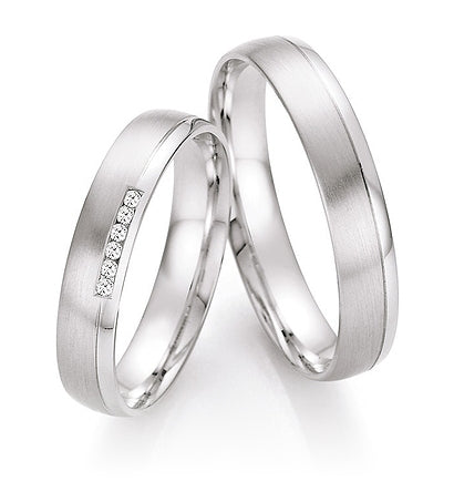 Produktbild: Nowotny Collection Ruesch Trauringe/Eheringe Honeymoon Pure 66/41050-040-66/41060-040