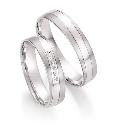 Produktbild: Nowotny Collection Ruesch Trauringe/Eheringe Honeymoon Pure 66/41090-045-66/41100-045