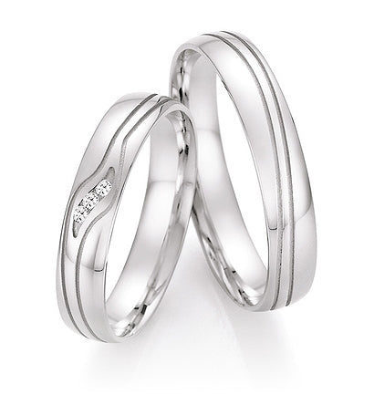 Produktbild: Nowotny Collection Ruesch Trauringe/Eheringe Honeymoon Pure 66/41150-040-66/41160-040