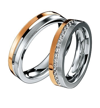 Produktbild: Saint Maurice Trauringe/Eheringe Infinity Bicolor 49/805560-49/882560