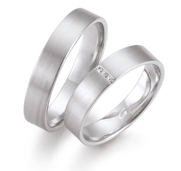 Produktbild: Gettmann Trauringe/Eheringe Happy Love Collection 8348/45