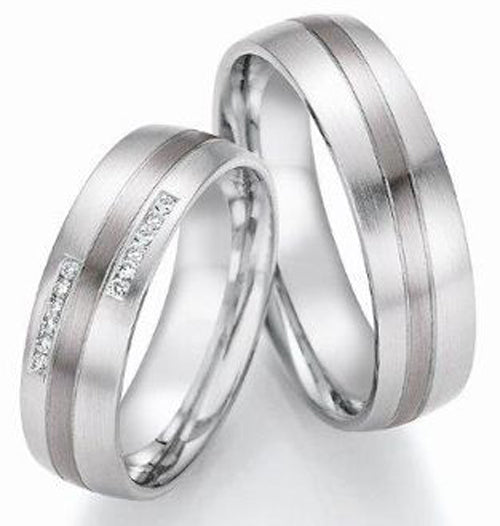 Produktbild: Nowotny Collection Ruesch Trauringe Honeymoon Oro Palladium Bicolor 66/64170/060-66/64180/060