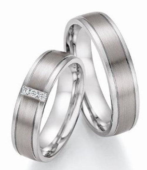 Produktbild: Nowotny Collection Ruesch Trauringe Honeymoon Oro Palladium Bicolor 66/64130/055-66/64140/055