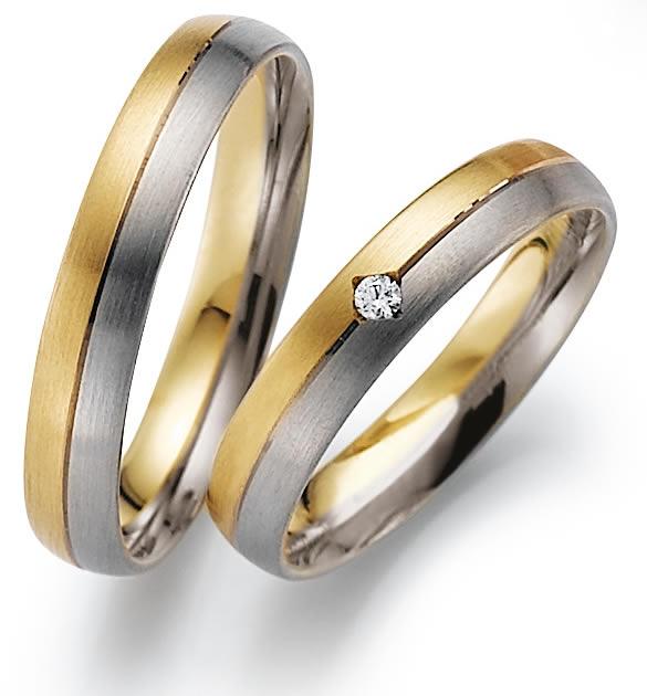 Produktbild: Gerstner Bicolor Trauringe (Weißgold/Gelbgold) - 4/20130/4