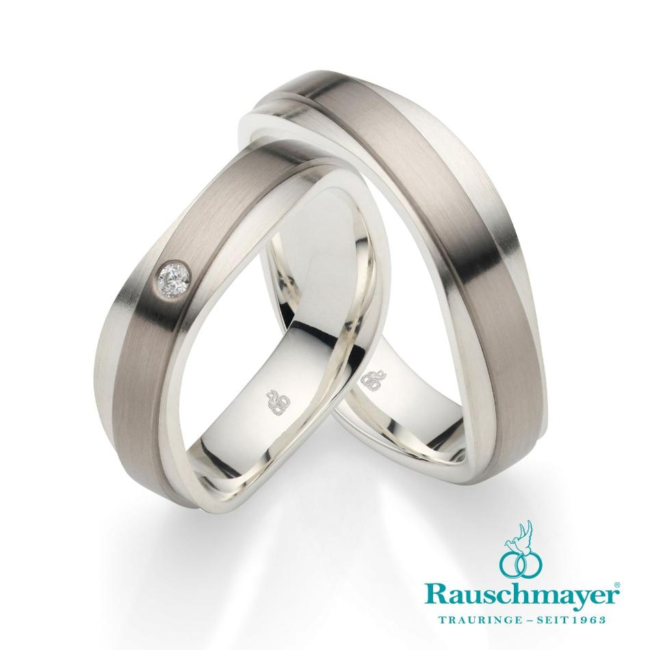 Produktbild: Rauschmayer Eheringe/Trauringe Silber-Palladium 11-51185/10-51185