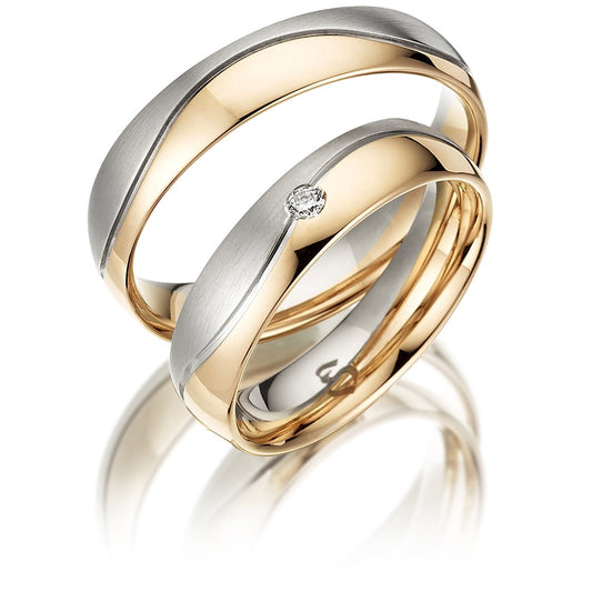 Produktbild: Simon & Söhne Trauringe/Eheringe Fantasy Bicolor S 239