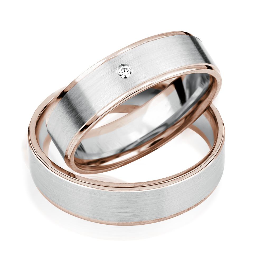 Produktbild: Simon & Söhne Trauringe/Eheringe AU 9 Bicolor S 929