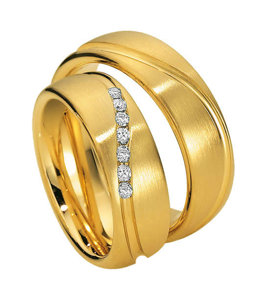 Saint Maurice Gelbgold Trauringe/Eheringe 81331-81330