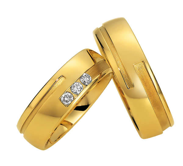 Saint Maurice Gelbgold Trauringe/Eheringe 81335-81334