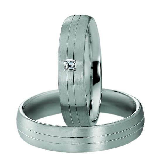 Produktbild: Saint Maurice Weißgold Trauringe 82009-82008
