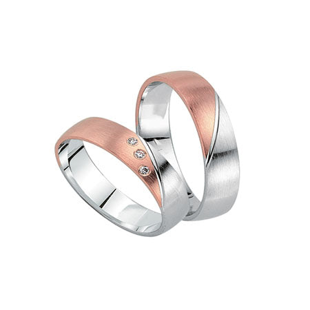 Produktbild: Schwarz Trauringe/Eheringe Crazy Love Bicolor SW580