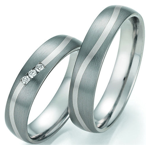 Produktbild: Nowotny Collection Ruesch Trauringe White Style Titan Gold Starlight Bicolor 78/10010/050-78/10020/050