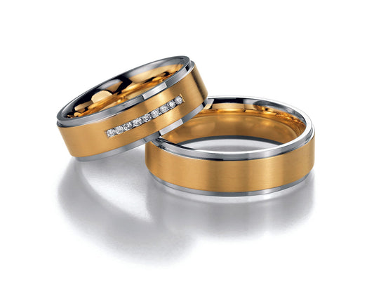 Nowotny Collection Ruesch Eheringe/Trauringe Bicolor 02/40750/065-02/40760/065