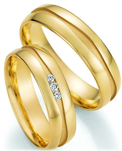 Nowotny Collection Ruesch Eheringe Honeymoon Solid 66/47030/055-66/47040/055