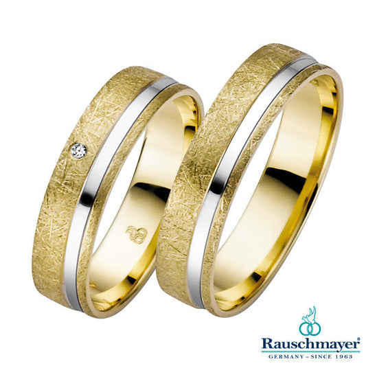 Rauschmayer Trauringe/Eheringe First - Easy Line/New Generation Bicolor 2103680-2003680