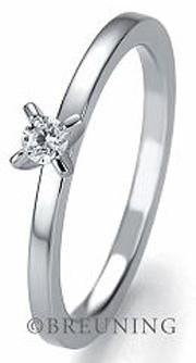 Verlobungsring Weißgold Breuning 48/04769