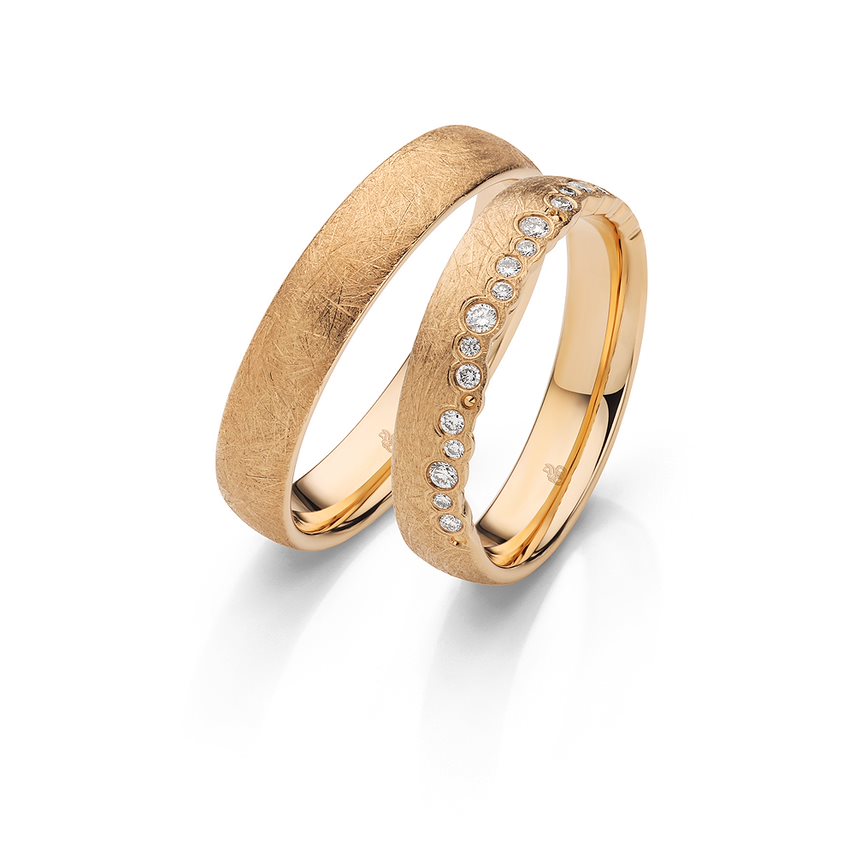 Rauschmayer Trauringe 10-04938 - 11-04938 aus Gelbgold 375 von Rauschmayer