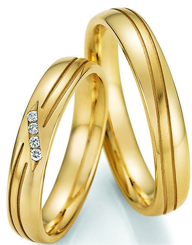 Nowotny Collection Ruesch Eheringe Honeymoon Solid 66/48050/040-66/48060/040