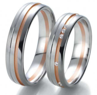 Breuning Trauringe Black and White 48/06333- 48/06334