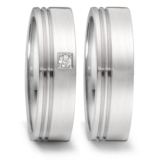 Produktbild: TeNo Trauringe/Eheringe PURE DESIGN TAMOR SATIN 069.1300.D29.XX-069.13P01.D29.XX