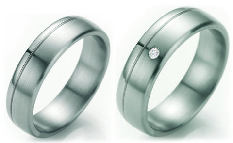 Produktbild: TeNo Trauringe/Eheringe PARTNER TITAN TaMoR 069.2500.D58-069.2512.D58