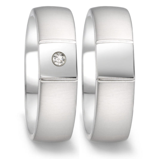 Produktbild: TeNo Trauringe/Eheringe PURE DESIGN TAMOR SATIN 069.2500.D49.XX-069.2514.D49.XX