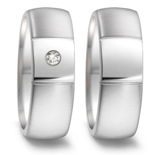 Produktbild: TeNo Trauringe/Eheringe PURE DESIGN TAMOR SATIN 069.2600.D49.XX-069.2617.D49.XX