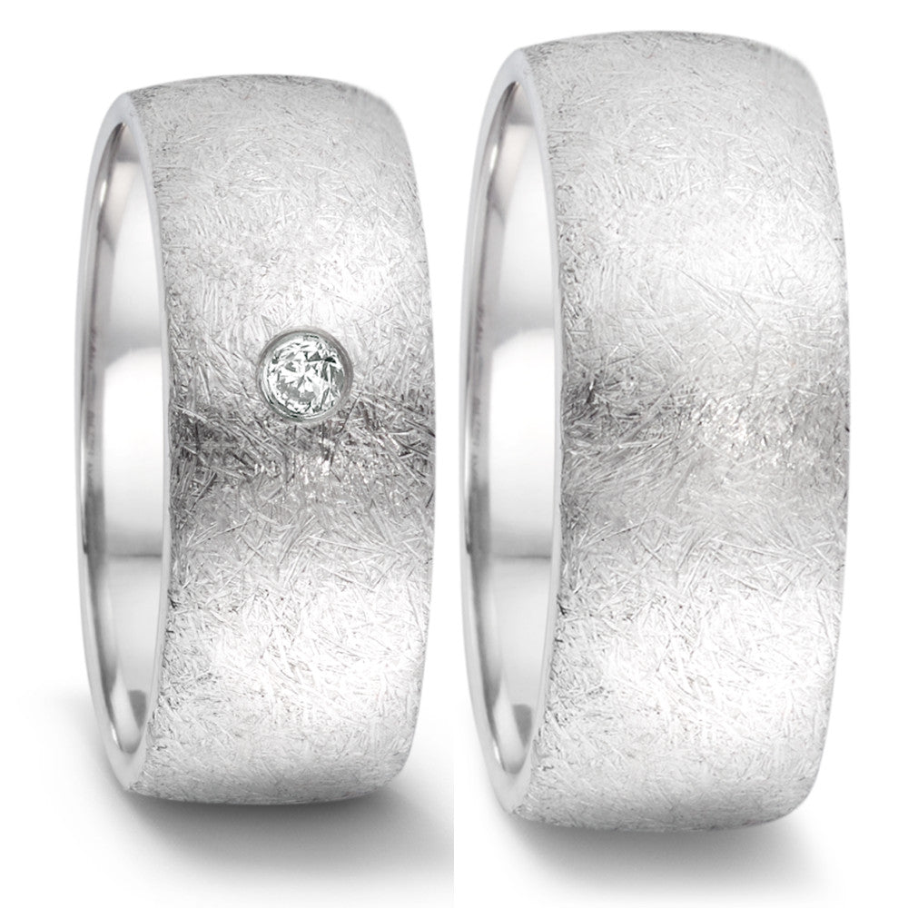Produktbild: TeNo Trauringe/Eheringe PURE DESIGN TAMOR ICE 069.2600.D52.XX-069.2617.D52.XX