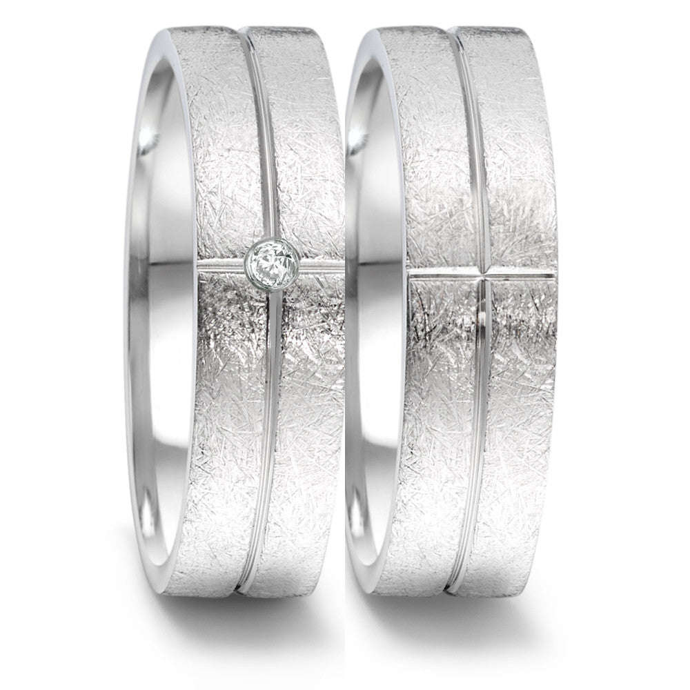 Produktbild: TeNo Trauringe/Eheringe PURE DESIGN YUNIS ICE 069.3100.D54.XX-069.3112.D54.XX