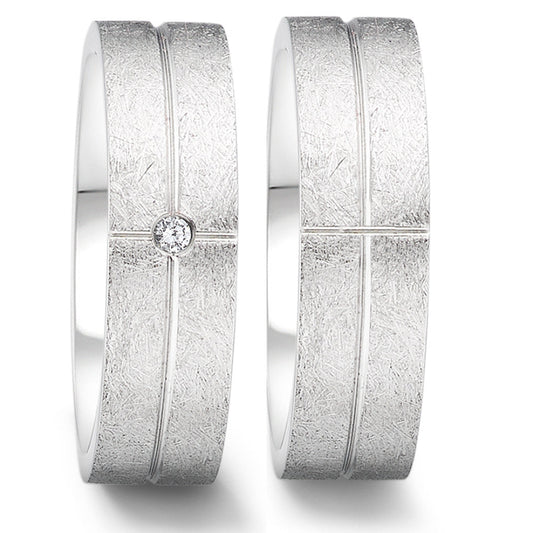 Produktbild: TeNo Trauringe/Eheringe PURE DESIGN YUNIS ICE 069.3200.D54.XX-069.3212.D54.XX