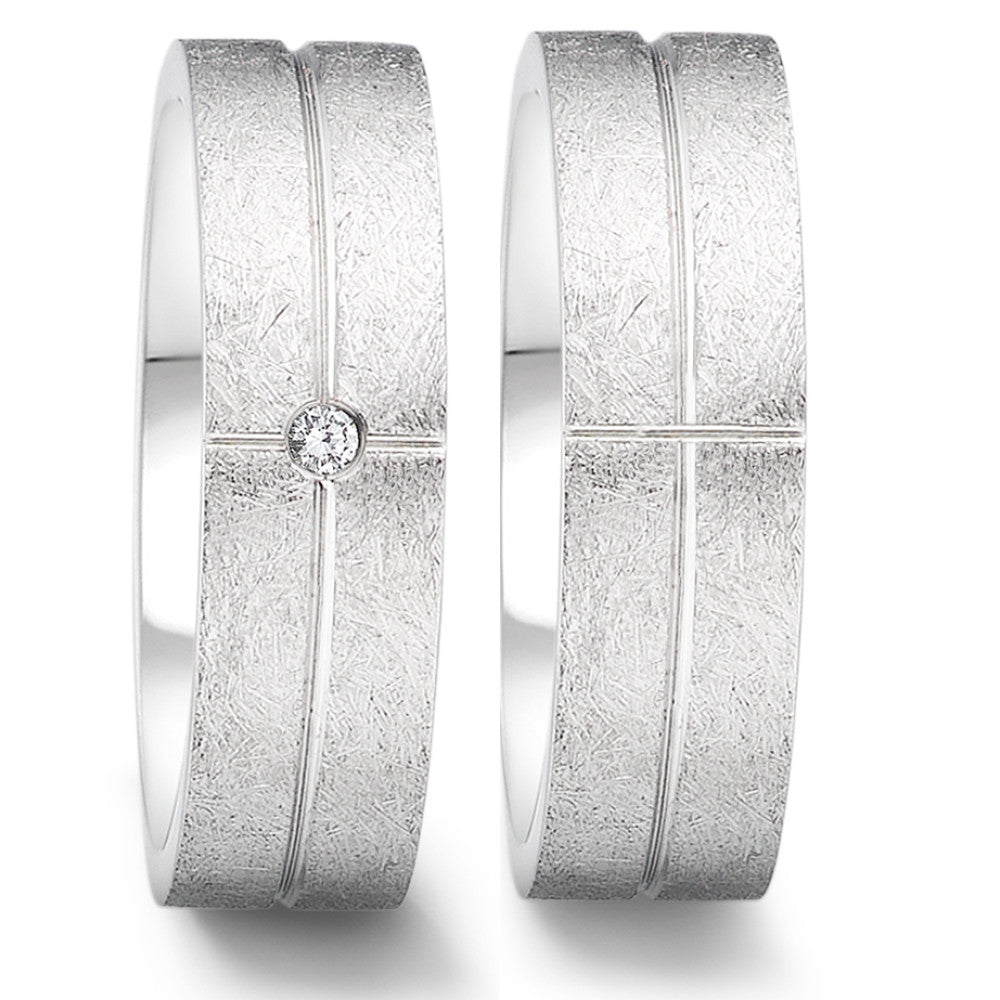 Produktbild: TeNo Trauringe/Eheringe PURE DESIGN YUNIS ICE 069.3200.D54.XX-069.3212.D54.XX