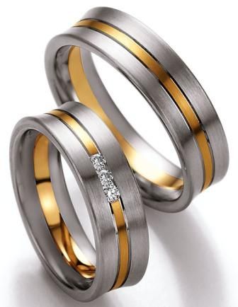 Nowotny Collection Ruesch Eheringe/Trauringe Bicolor 72/10090/060-72/10100/060
