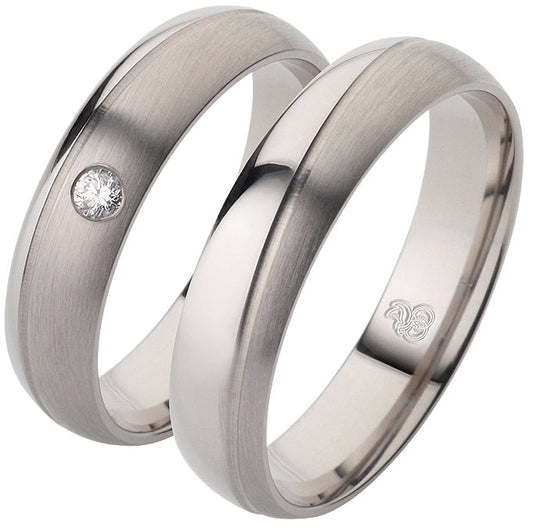 Rauschmayer Eheringe/Trauringe Elements - Palladium 11-05618/10-05618