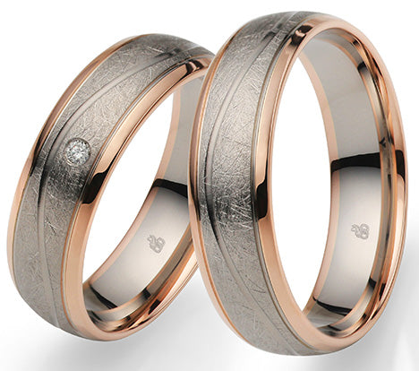 Rauschmayer Eheringe/Trauringe Elements - Cool & Hot Bicolor 11-50913/10-50913