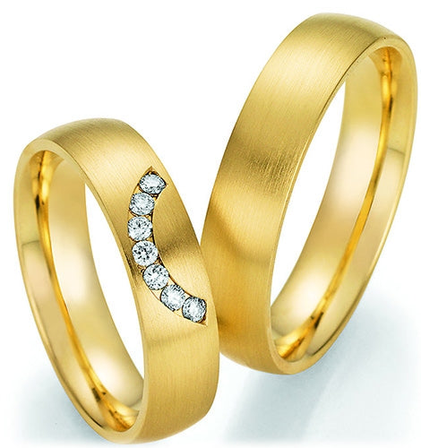 Nowotny Collection Ruesch Eheringe Honeymoon Solid 66/60110/050-66/60120/050