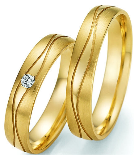 Nowotny Collection Ruesch Eheringe Honeymoon Solid 66/48110/045-66/48120/045