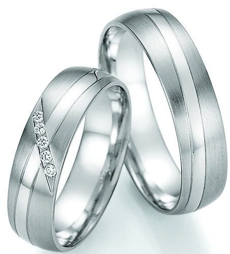 Nowotny Collection Ruesch Eheringe Honeymoon Solid 66/47110/055-66/47120/055