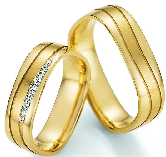 Nowotny Collection Ruesch Eheringe Honeymoon Quadra 66/49130/055-66/49140/055