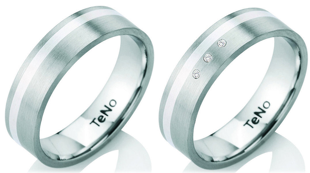 Produktbild: TeNo Trauringe/Eheringe PARTNER mit Silber TAMOR Bicolor 067.1300.D30-067.13S01.D30