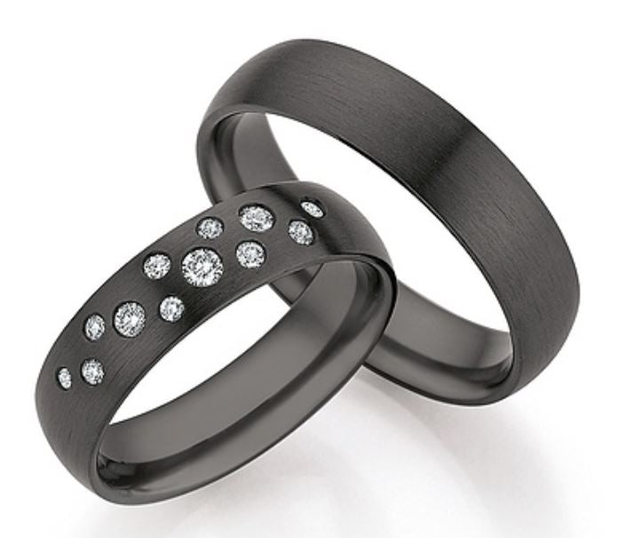 Produktbild: Collection Ruesch Zirkonium Eheringe 14/20010-14/30010