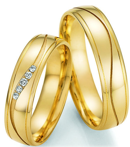Nowotny Collection Ruesch Eheringe Honeymoon Solid 66/48170/050-66/48180/050