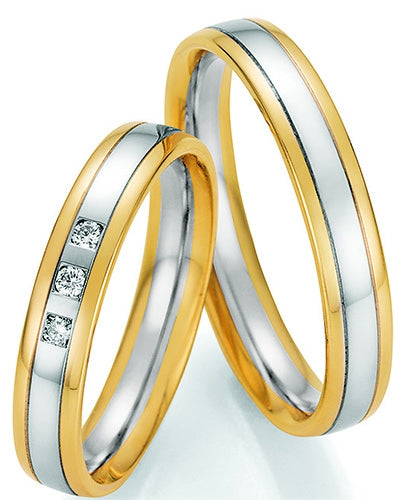 Nowotny Collection Ruesch Eheringe Honeymoon Solid Bicolor 66/60170/040-66/60180/040