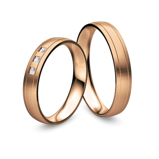 Nowotny Collection Ruesch Eheringe Honeymoon Solid 66/60170/040-66/60180/040