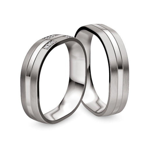 Nowotny Collection Ruesch Eheringe Honeymoon Quadra 66/49170/050-66/49180/050