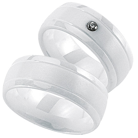 Produktbild: Schwarz Eheringe/Trauringe Keramik 20033