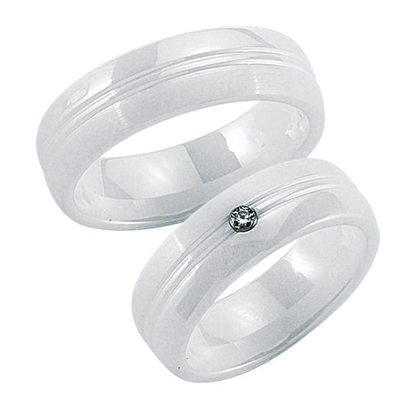 Produktbild: Schwarz Eheringe/Trauringe Keramik 20034