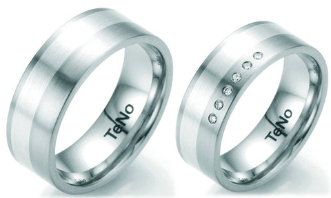 Produktbild: TeNo Trauringe/Eheringe PARTNER mit Silber TAMOR Bicolor 067.2200.D30-067.22S01.D30